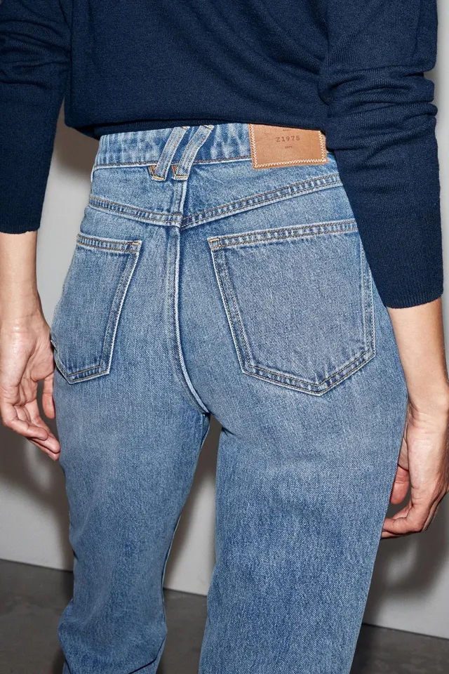JEANS Z1975 MOM FIT بخصر عالٍ – صورة 5
