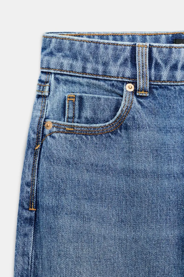 JEANS Z1975 MOM FIT بخصر عالٍ – صورة 9