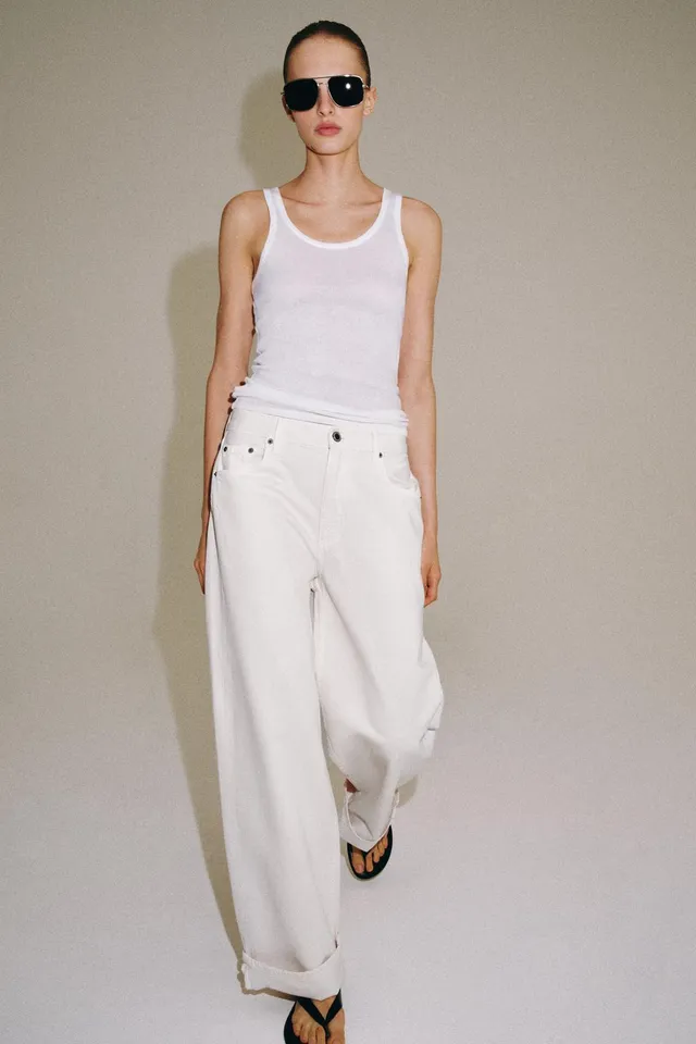 ZW COLLECTION MID-WAIST BAGGY JEANS