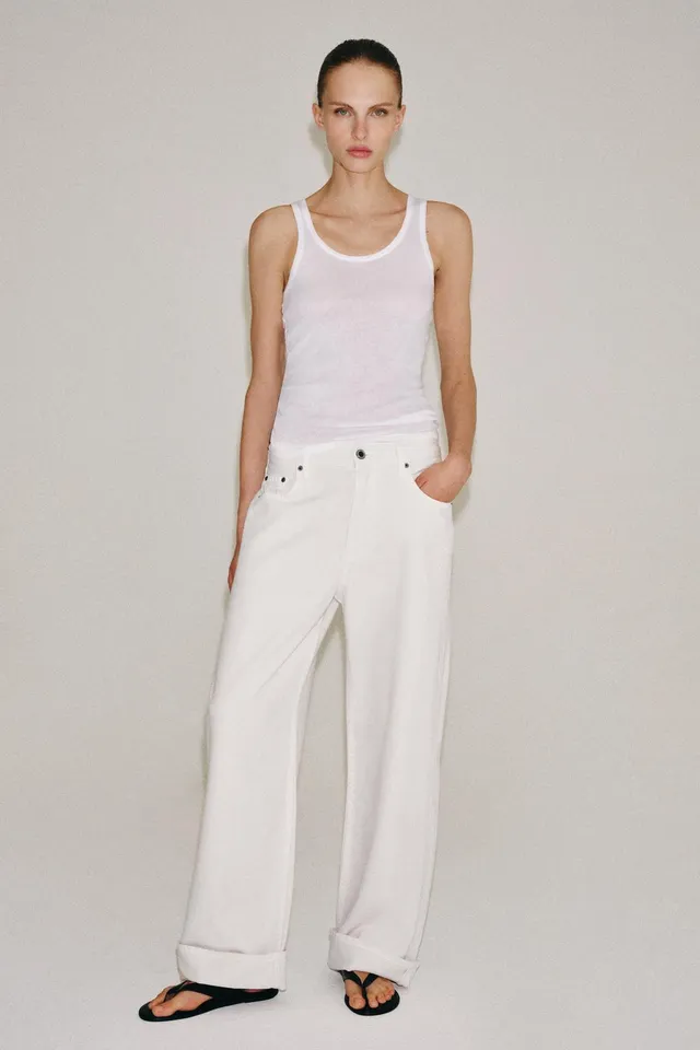 ZW COLLECTION MID-WAIST BAGGY JEANS – image 4