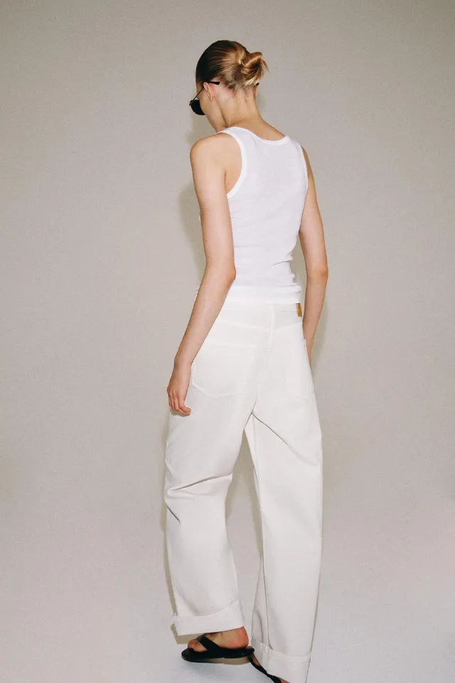 ZW COLLECTION MID-WAIST BAGGY JEANS – image 5