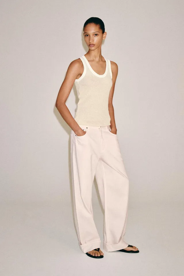 ZW COLLECTION MID-WAIST BAGGY JEANS