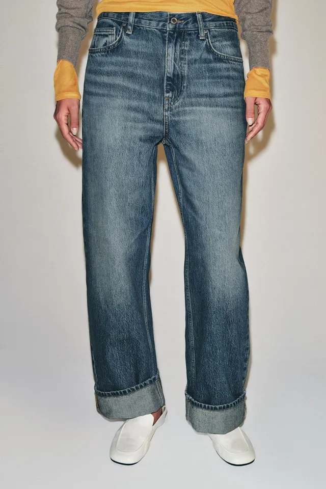 ZW COLLECTION BAGGY MID-WAIST JEANS – image 2