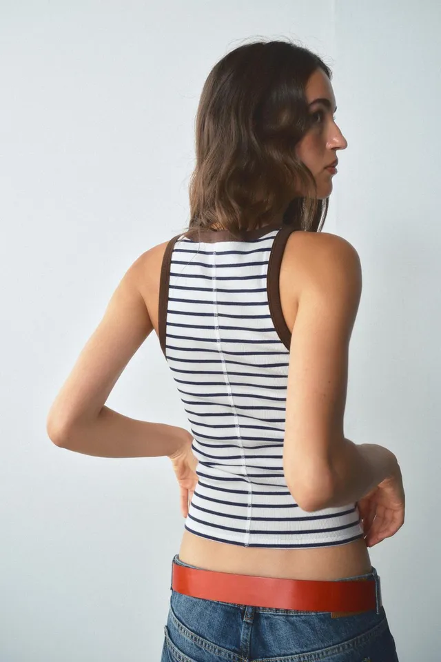 RIBBED SLEEVELESS TOP – image 6