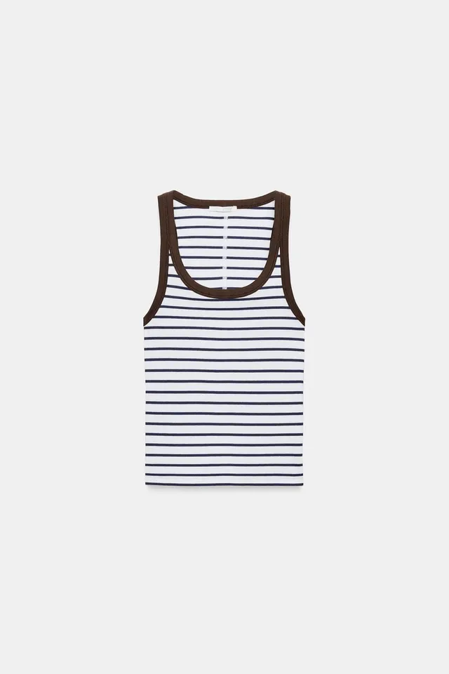 RIBBED SLEEVELESS TOP – image 7