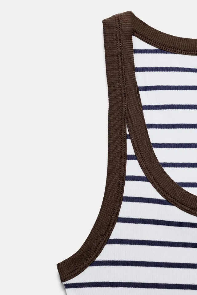 RIBBED SLEEVELESS TOP – image 9