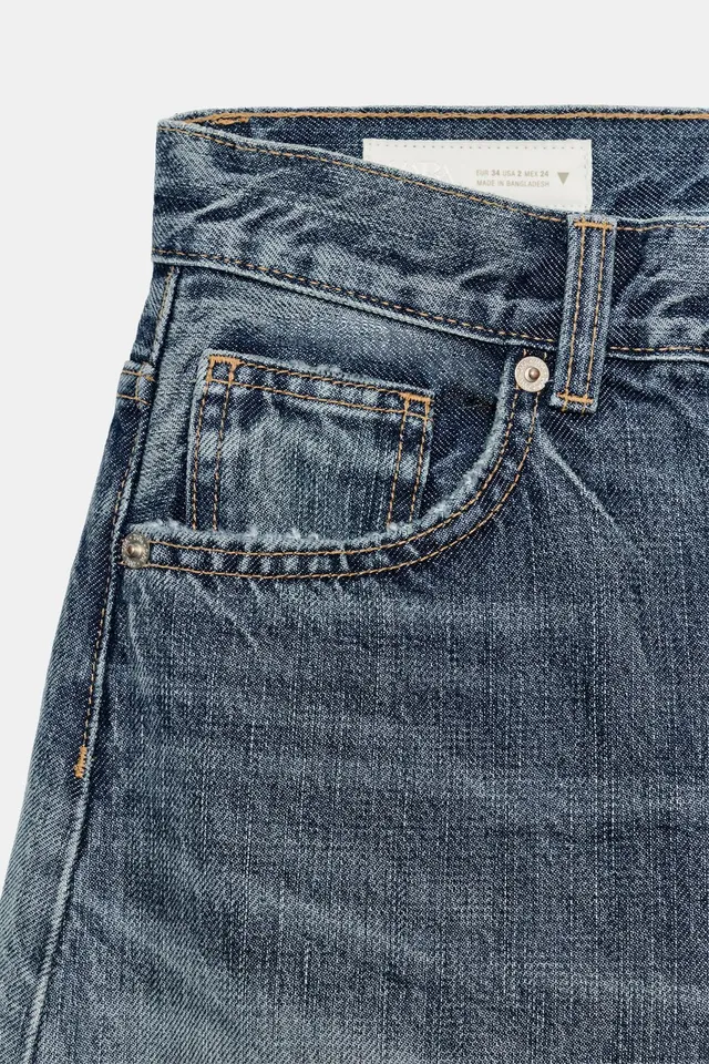 TRF HIGH-WAIST EXTRA WIDE-LEG JEANS – image 10