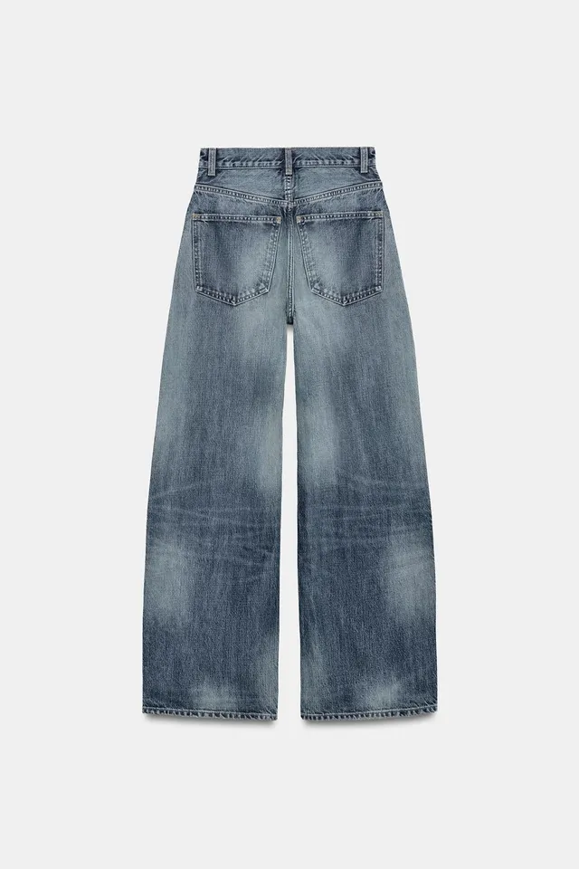 TRF HIGH-WAIST EXTRA WIDE-LEG JEANS – image 9