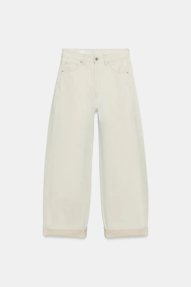 TRF MID-WAIST BAGGY FOLDED JEANS – image 7