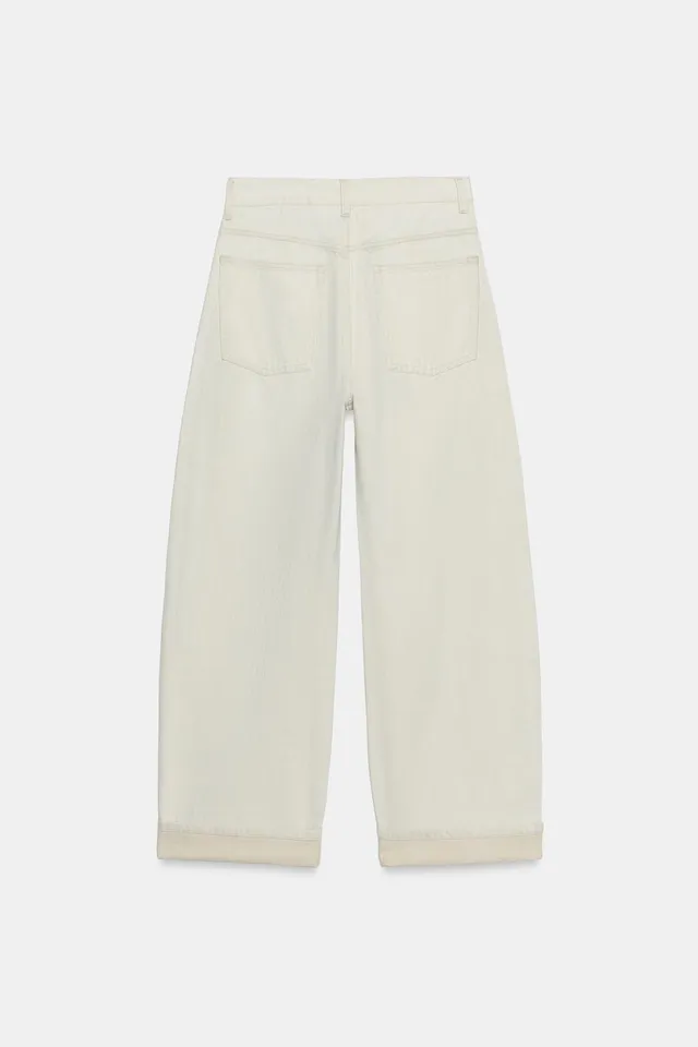 TRF MID-WAIST BAGGY FOLDED JEANS – image 8