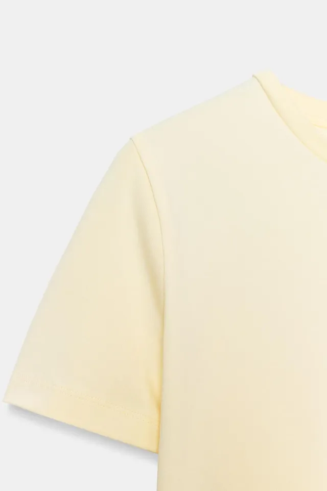 SHORT SLEEVE CROPPED T-SHIRT – image 9