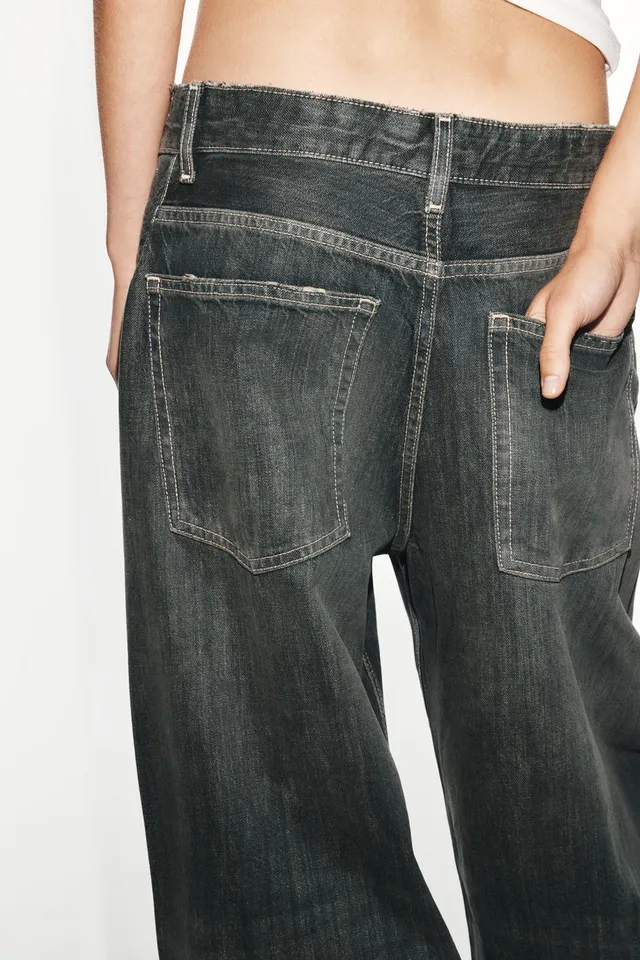 TRF MID-WAIST BAGGY OVERSIZE SEAMED JEANS – image 7