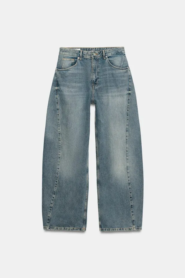 TRF MID-WAIST BAGGY OVERSIZE SEAMED JEANS – image 8