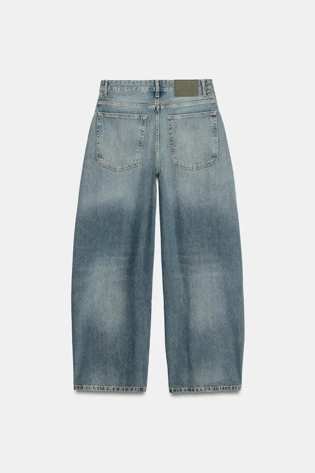 TRF MID-WAIST BAGGY OVERSIZE SEAMED JEANS – image 9