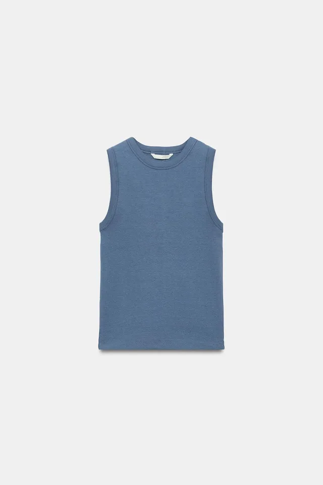 RIBBED STRAPPY TOP – صورة 5