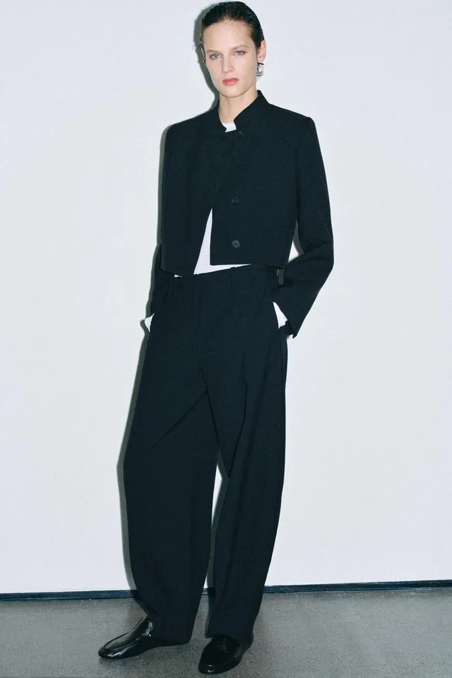 بنطال بخصر مرتفع من مجموعة ZARA – صورة 3