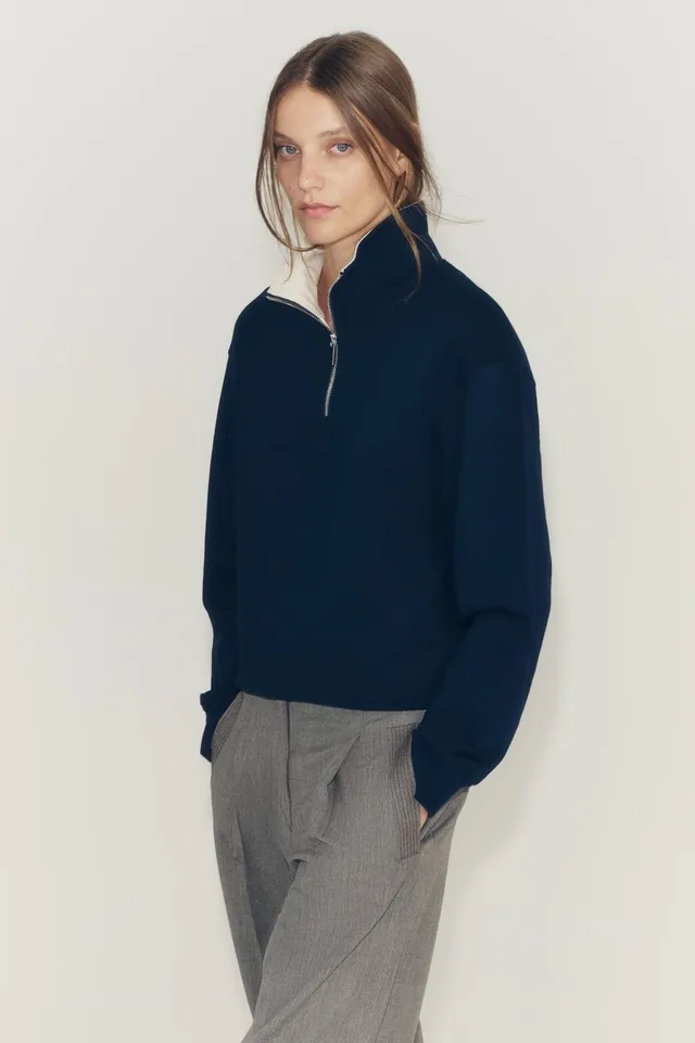 SWEATSHIRT WITH ZIP – image 5