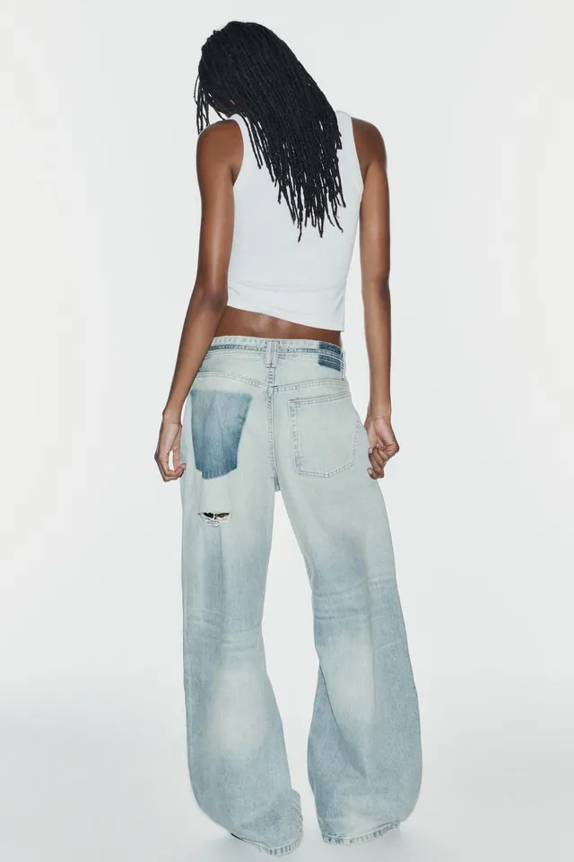 TRF BAGGY RIPPED MID-WAIST JEANS – image 3