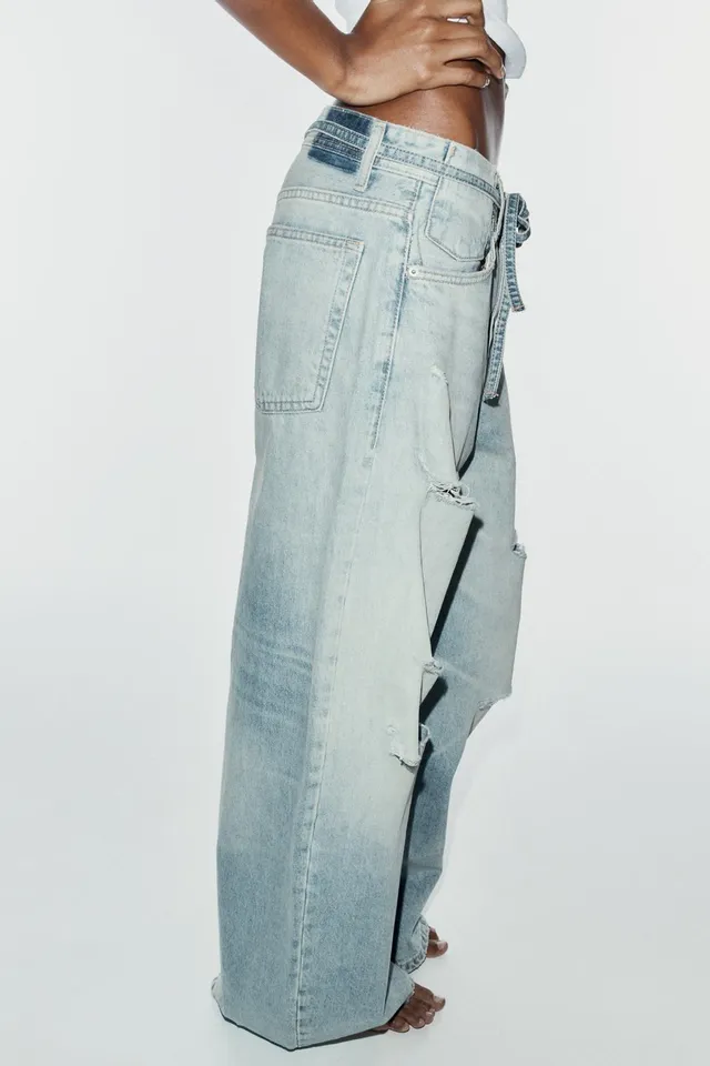 TRF BAGGY RIPPED MID-WAIST JEANS – image 5