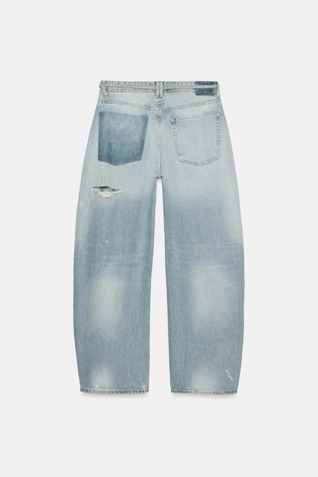 TRF BAGGY RIPPED MID-WAIST JEANS – image 8