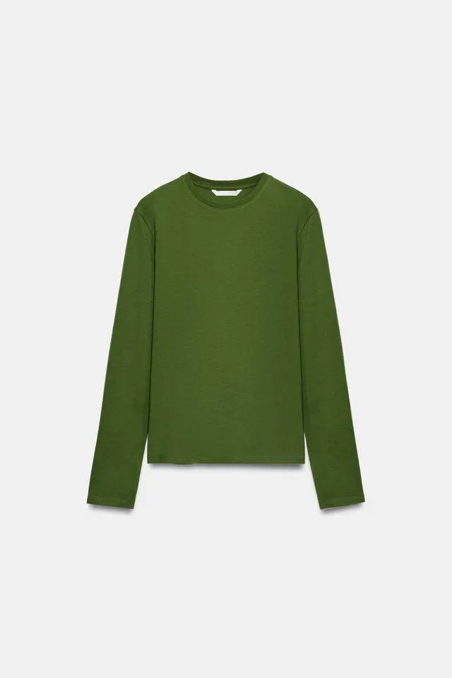 long sleeve interlock T-shirt