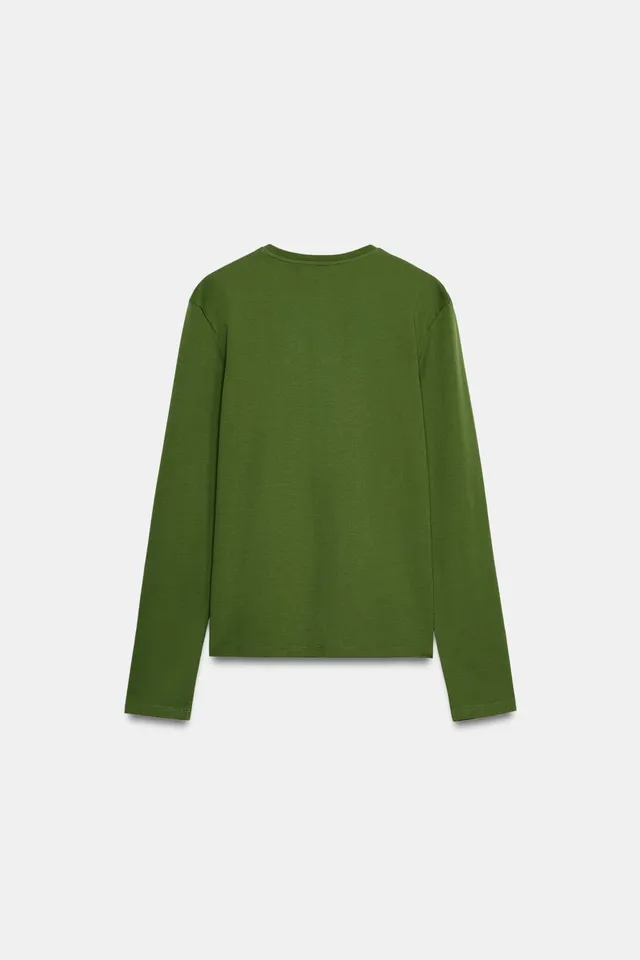 long sleeve interlock T-shirt – image 2