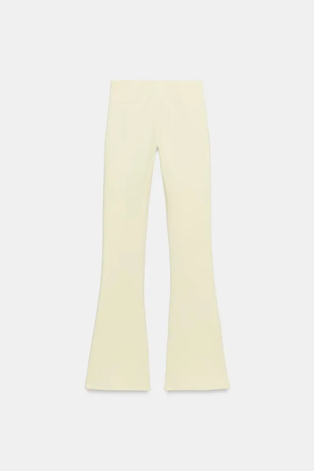 FLEECE FLARE TROUSERS – image 4