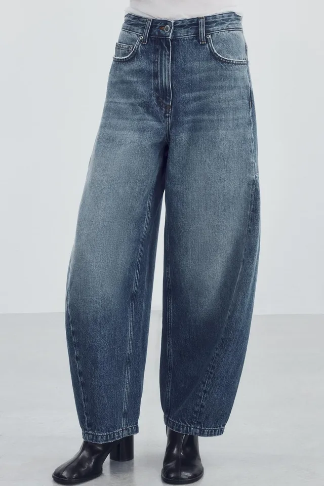 ZW COLLECTION balloon mid-waist JEANS – image 2