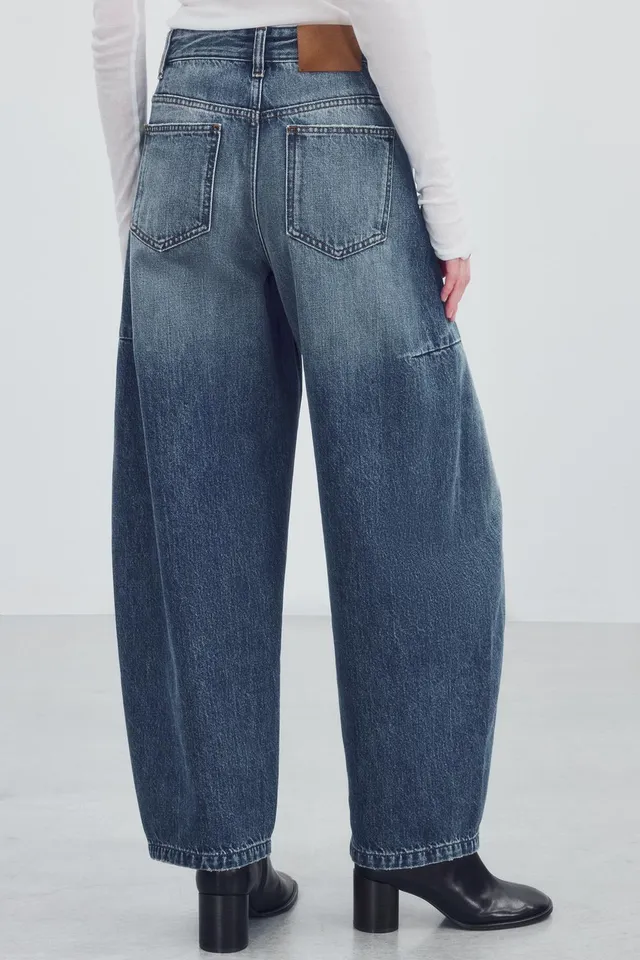ZW COLLECTION balloon mid-waist JEANS – image 3