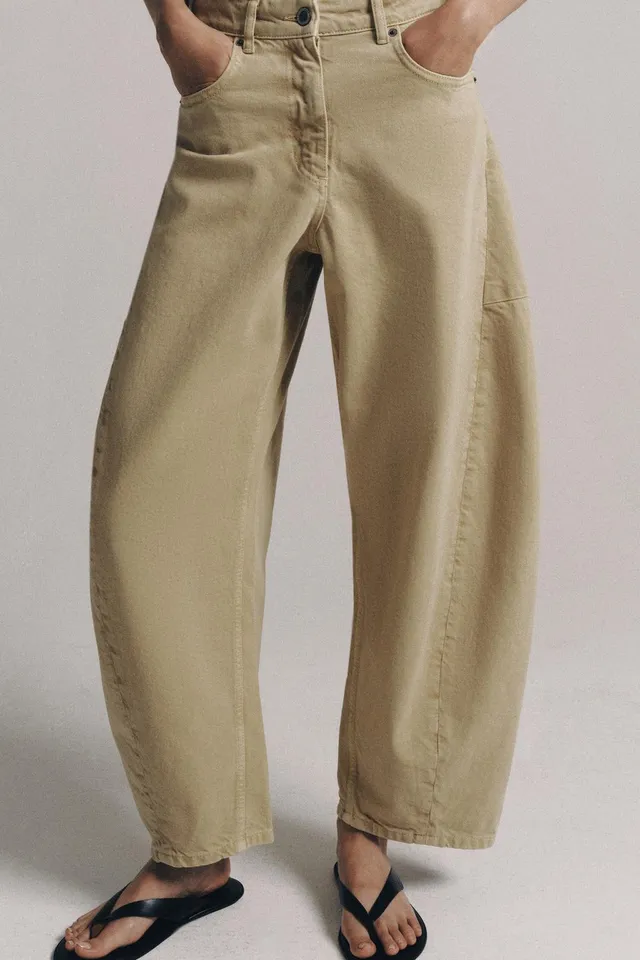 ZW COLLECTION balloon  mid-waist JEANS – image 2