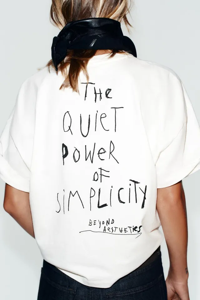 TEXT SHORT SLEEVE T-SHIRT – image 2
