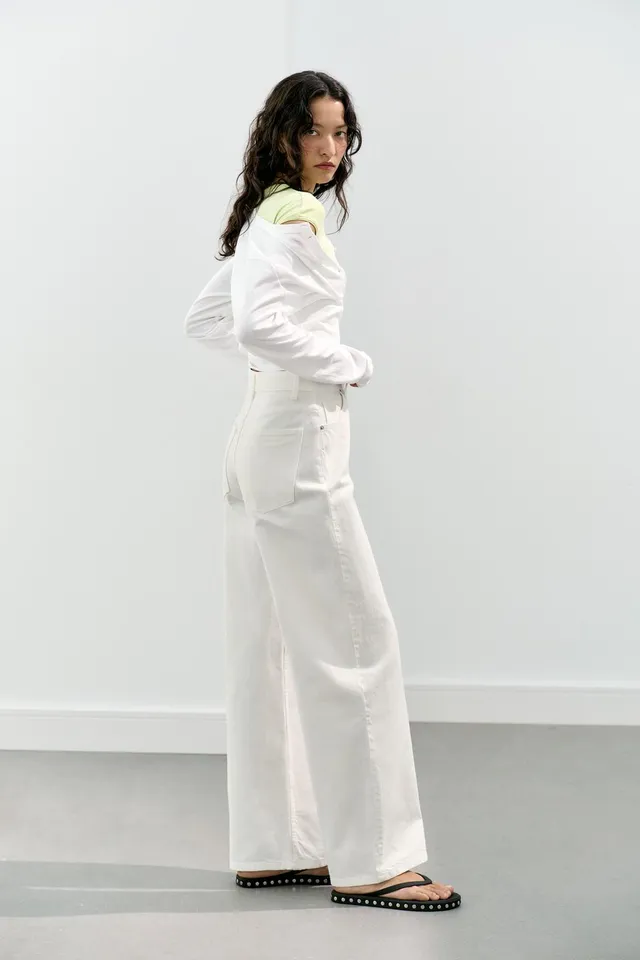 JEANS TRF EXTRA WIDE LEG TIRO ALTO – صورة 4