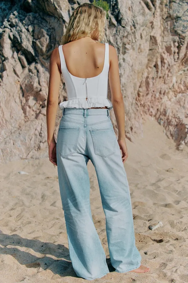 JEANS TRF EXTRA WIDE LEG TIRO ALTO – صورة 4