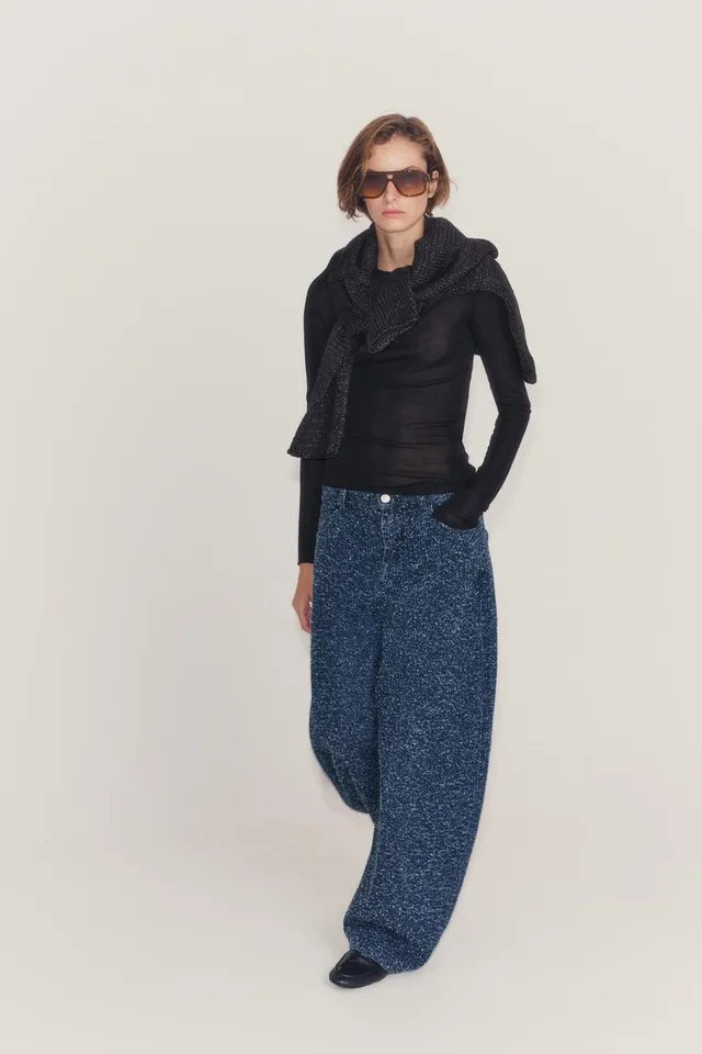 FINE STRIPED KNIT JUMPER – image 5
