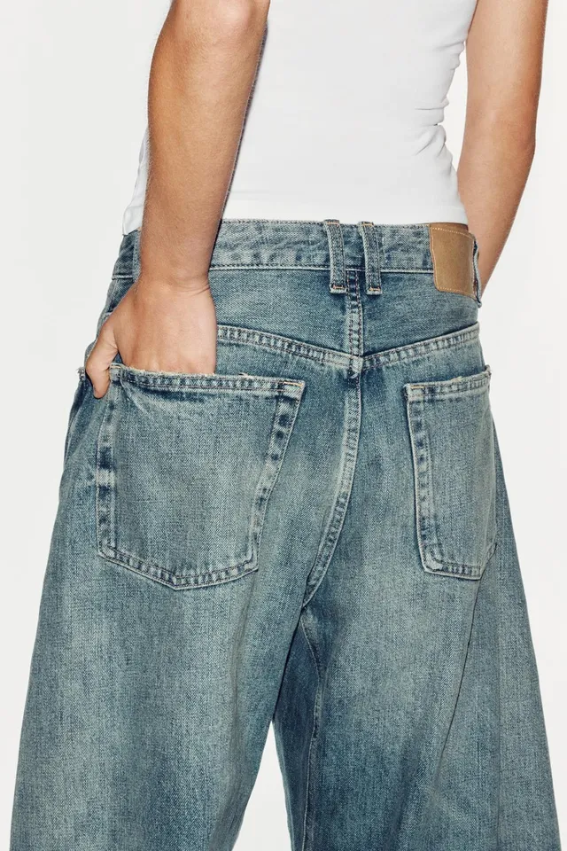 TRF MID-WAIST BALLOON JEANS – image 8