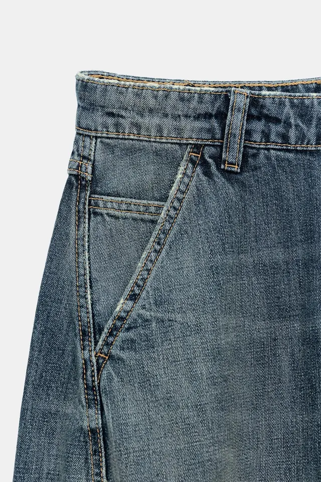 TRF MID-WAIST BARREL CHINO JEANS – image 10