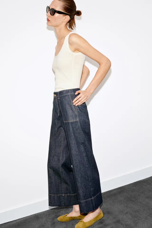 Z1975 MID-WAIST CULOTTES JEANS – image 4