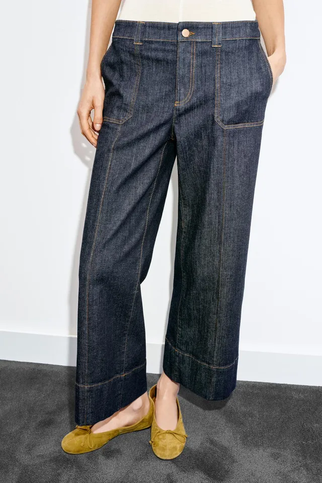 Z1975 MID-WAIST CULOTTES JEANS – image 5