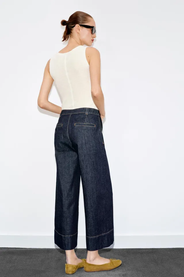 Z1975 MID-WAIST CULOTTES JEANS – image 6