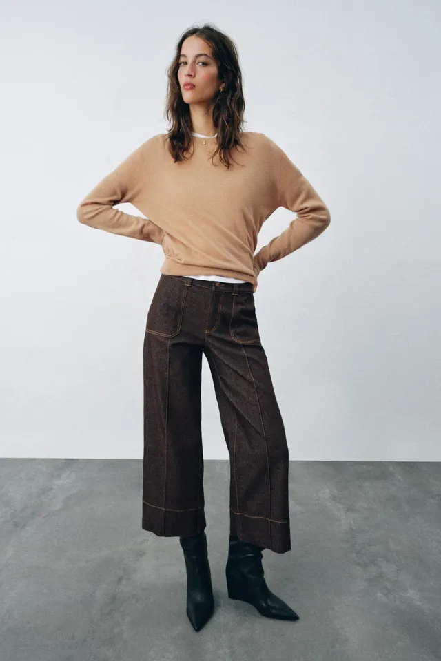 JEANS Z1975 CULOTTE بخصر متوسط