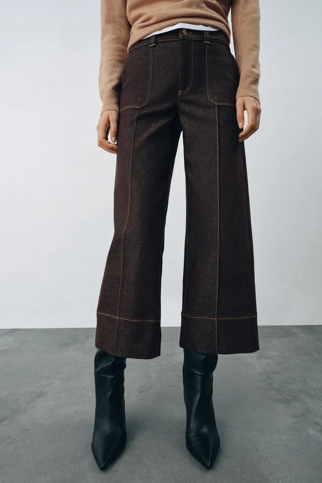 JEANS Z1975 CULOTTE بخصر متوسط – صورة 2
