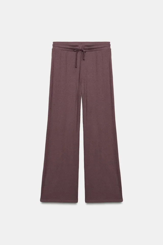 RIB STRAIGHT TROUSERS – image 4