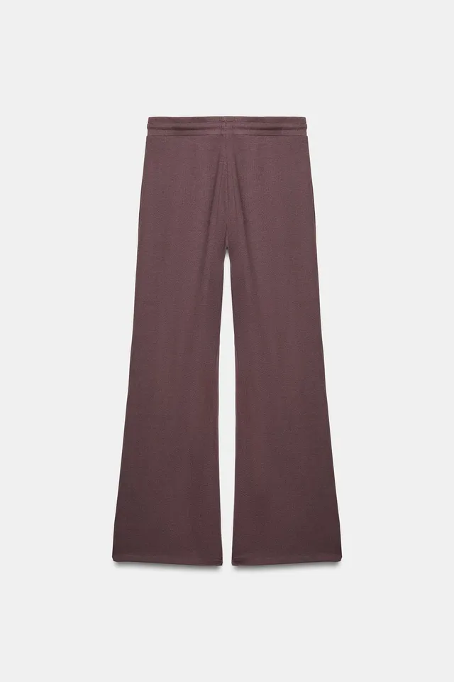 RIB STRAIGHT TROUSERS – image 5