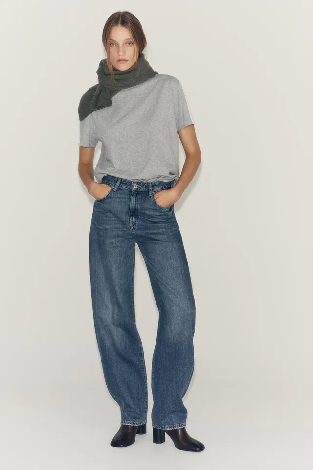 ZW COLLECTION HIGH-WAIST BARREL JEANS