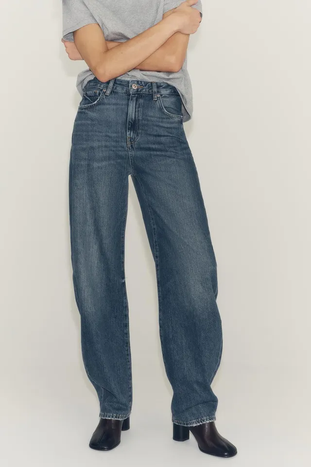 ZW COLLECTION HIGH-WAIST BARREL JEANS – image 2