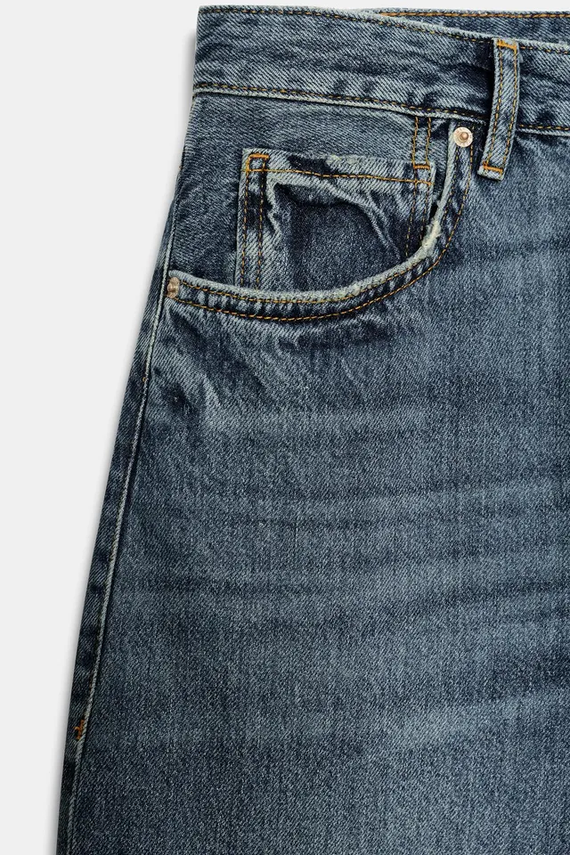 ZW COLLECTION HIGH-WAIST BARREL JEANS – image 7