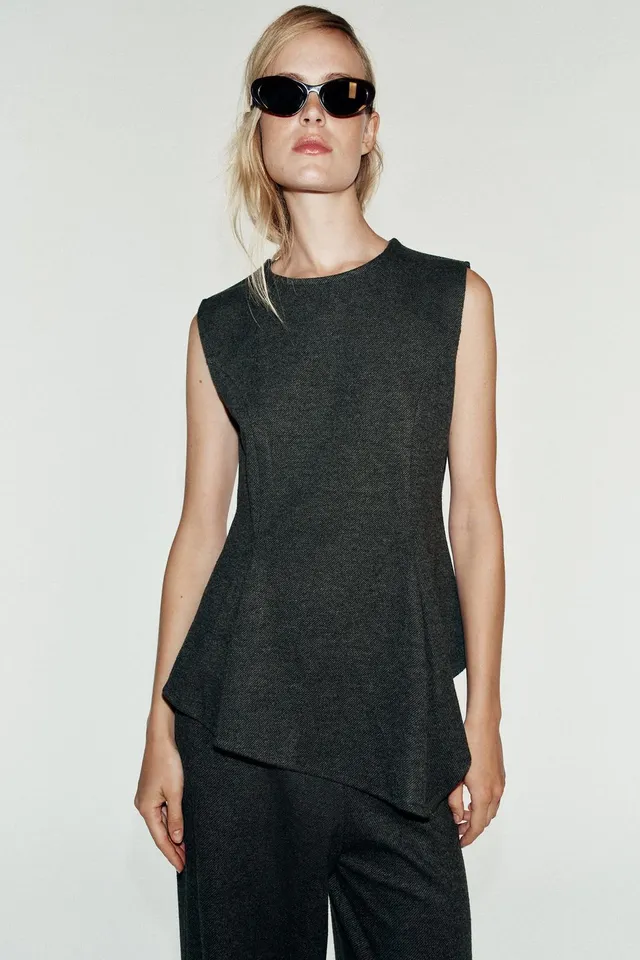SOFT PEPLUM TOP – image 2