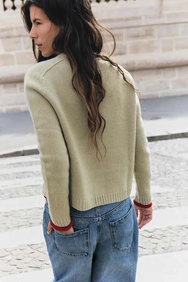 100% WOOL PLAIN JUMPER – image 4