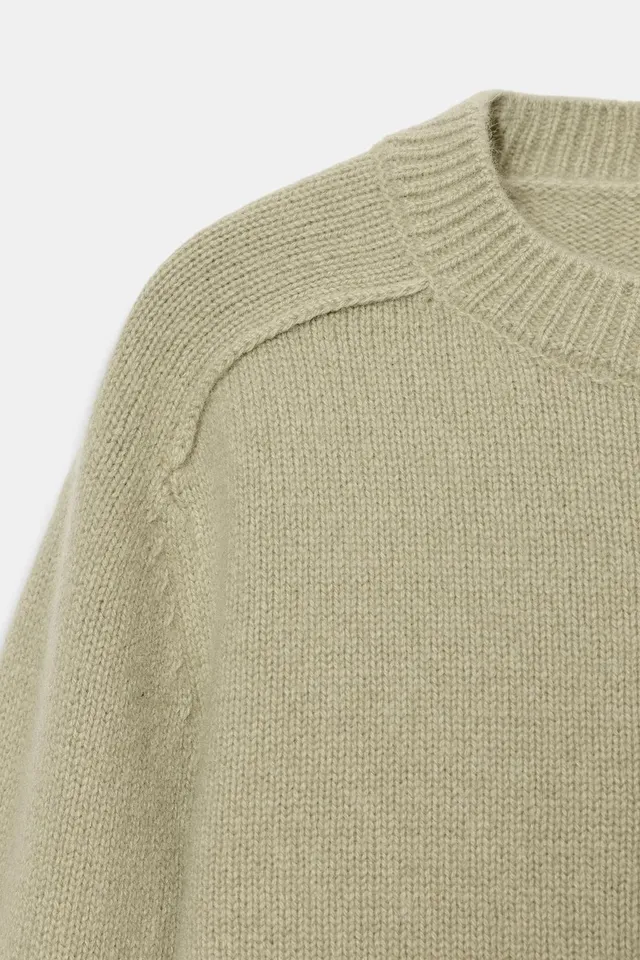 100% WOOL PLAIN JUMPER – image 7