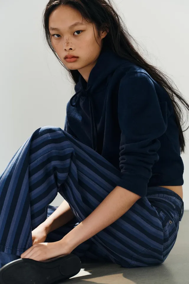 TRF MID-WAIST STRIPED JEANS – image 5